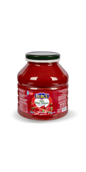 BURCU Ev Tipi Yüksek Kalite Tatlı Biber Salçası Campet 3200 gr resmi