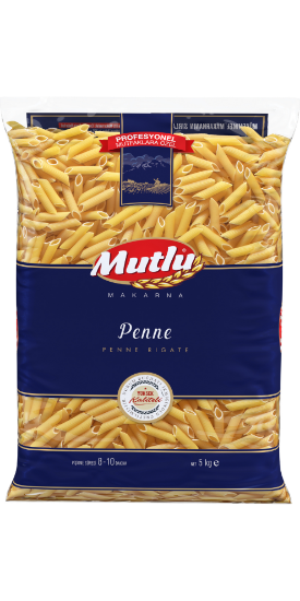 Mutlu Makarna Penne Kalem Makarna 5 Kg resmi