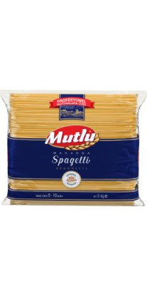 Mutlu Makarna Spaghetti Makarna 5 Kg resmi