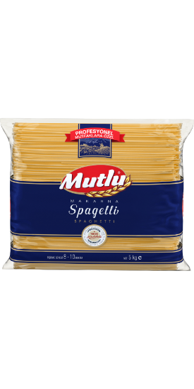 Mutlu Makarna Spaghetti Makarna 5 Kg resmi