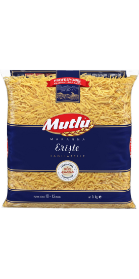 Mutlu Makarna Erişte Makarna 5 Kg resmi
