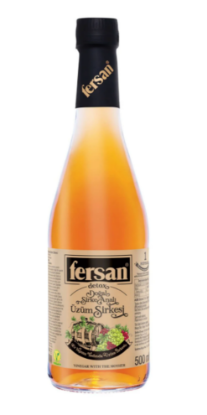 Fersan Detox Organik Sirke Analı Üzüm Sirkesi Cam 500 ml x 12 Adet resmi