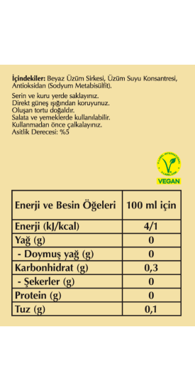 Fersan Balsamik Sirke Condimento Bianco 250 ml x 12 Adet resmi