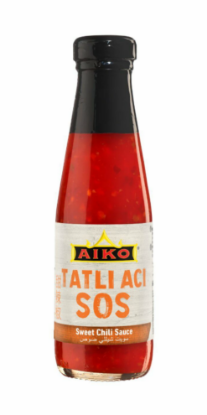 AIKO Sweet Chili Sauce Tatlı Acı Sos 200 ml x 12 Adet resmi