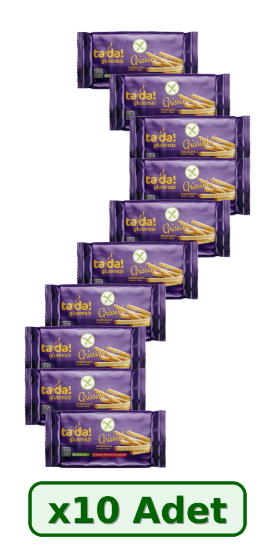 Tada Glutensiz Karabuğdaylı Grissini 75 gr x 10 Adet resmi