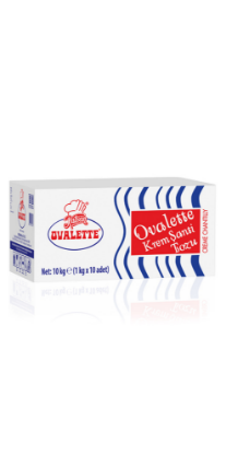 Katsan Ovalette Toz Krem Şanti 1 Kg x 10 Adet resmi