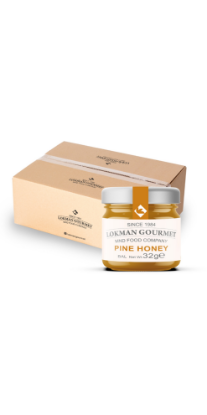 Lokman Gourmet Organik Çiçek Balı Cam Kavanoz 32 gr x 50 Adet resmi