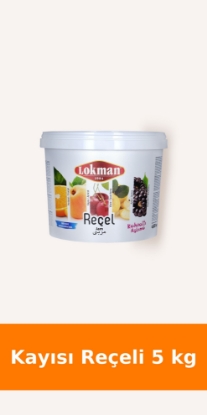 Lokman Kayısı Reçeli Kova 5 kg resmi