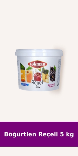 Lokman Böğürtlen Reçeli Kova 5 kg resmi