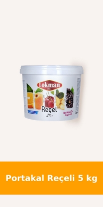 Lokman Portakal Reçeli Kova 5 kg resmi