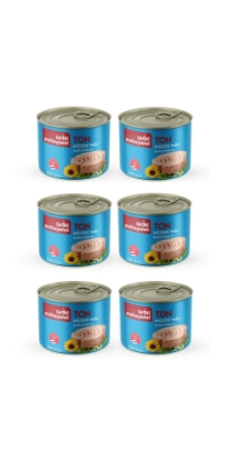 Tada Profesyonel Ayçiçek Yağlı Klasik Ton Balığı 1705 gr x 6 Adet resmi