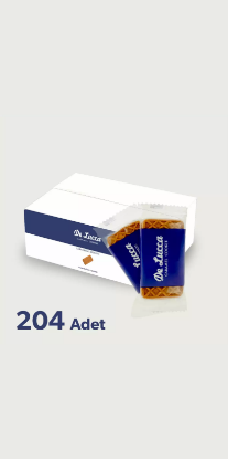 DeLucca Karamelize Bisküvi 5,5 gr x 204 Adet resmi