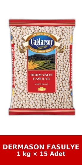 ÇAĞLARSOY Organik Dermason Fasulye 1 kg x 15 Adet resmi
