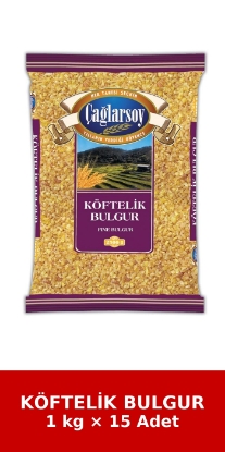ÇAĞLARSOY Organik Köftelik Bulgur 1 Kg x 15 Adet resmi