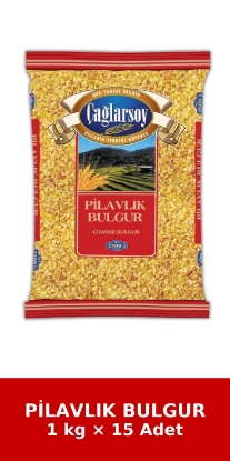 ÇAĞLARSOY Organik Pilavlık Bulgur 1 Kg x 15 Adet resmi
