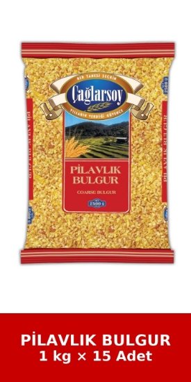 ÇAĞLARSOY Organik Pilavlık Bulgur 1 Kg x 15 Adet resmi