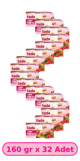 Tada Light/Hafif Ton Balığı 160 gr x 32 Adet resmi