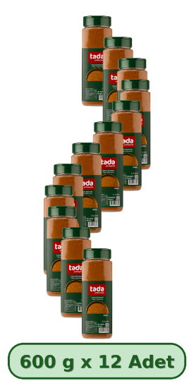 Tada Profesyonel Cajun / Kajun Baharatı 600 gr x 12 Adet resmi