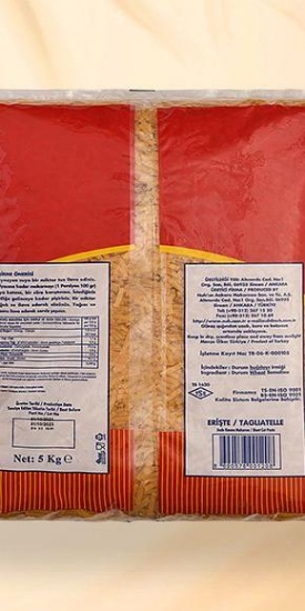 Nuh'un Ankara Erişte Makarna 5 Kg resmi