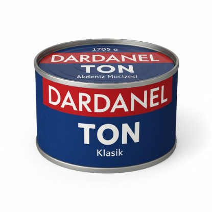 Dardanel Ayçiçek Yağlı Klasik Ton Balığı 1705 gr resmi