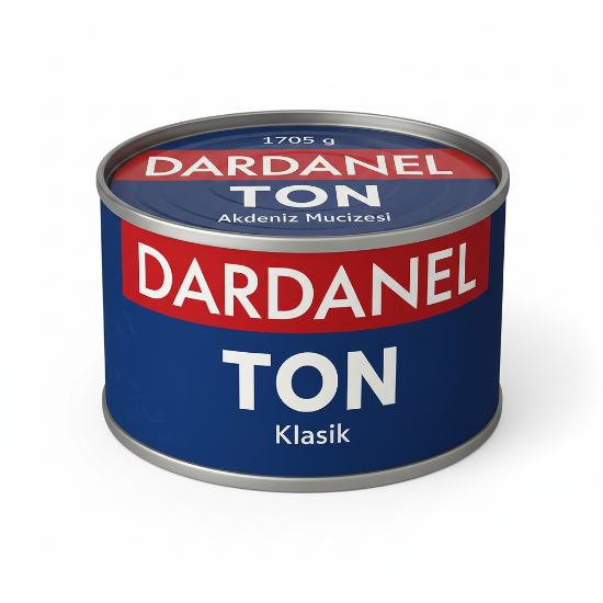 Dardanel Ayçiçek Yağlı Klasik Ton Balığı 1705 gr resmi