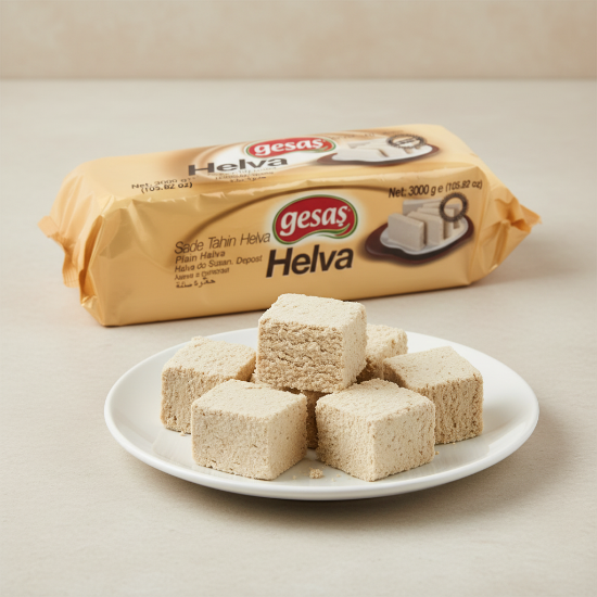 Gesaş Helva Sade 3 kg resmi