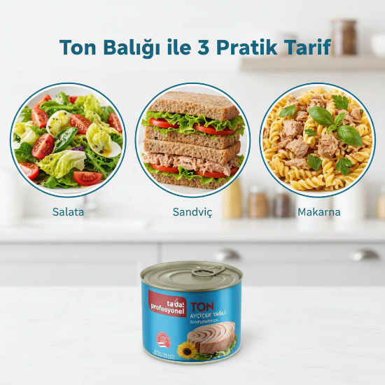 Tada Ayçiçek Yağlı Klasik Ton Balığı 1705 gr resmi