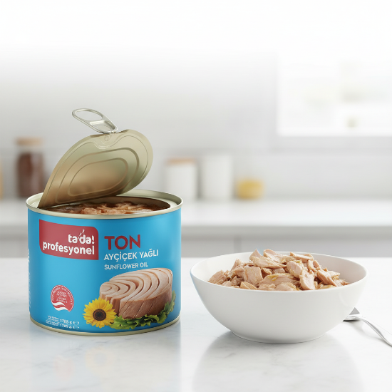 Tada Ayçiçek Yağlı Klasik Ton Balığı 1705 gr x 3 adet resmi
