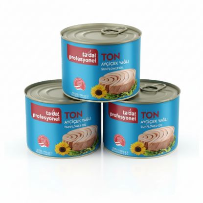 Tada Ayçiçek Yağlı Klasik Ton Balığı 1705 gr x 3 adet resmi