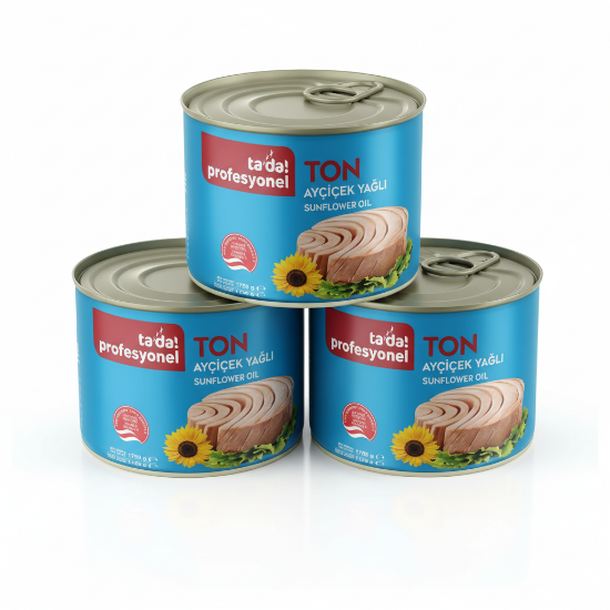 Tada Ayçiçek Yağlı Klasik Ton Balığı 1705 gr x 3 adet resmi