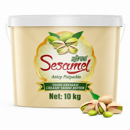 Zirve Sesamel Tahin Kreması Antep Fıstıklı 10 kg Kova resmi