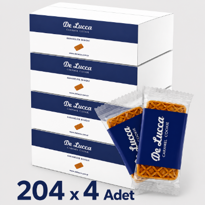 DeLucca Karamelize Bisküvi 5,5 gr x 816 Adet resmi