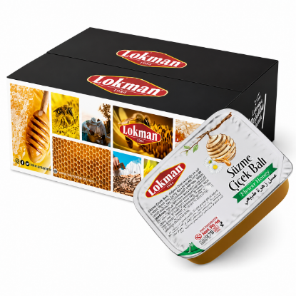 Lokman Süzme Çiçek Bal Piknik 15 gr x 100 Adet resmi