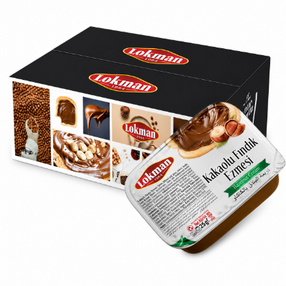 Lokman Kakaolu Fındık Ezmesi Piknik 15 gr X 100 Adet resmi